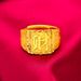 Sha Jin Men's Fortune Round Open Ring Color Hand Decoration Gold Jewelry Necklace Live Broadcast_ipsvogv.com