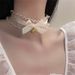 Lace Small Bell Choker For Women M Strap Neck Ring Sexy Accessories Cat Girl Maid Necklace_ipsvogv.com