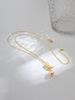 French Style Copper Gold-Plated Necklace For Women High-End Deign Elegant Butterfly Natural Frehwater Pearl Pendant_ipsvogv.com