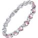 Women's Jewelry Fashionable All Match Heart Shaped Zircon Love Diamond Magnet Titanium Steel Bracelet_ipsvogv.com