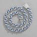 Popular colored diamond Cuban chain necklace new style personalized necklace with multiple sizes available, street style all match hip hop necklace_ipsvogv.com