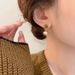 Women's Jewelry Retro Champagne Pearl Earrings Light Luxury High End Design Fashion Temperament Enamel Drip Glaze Earrings_ipsvogv.com