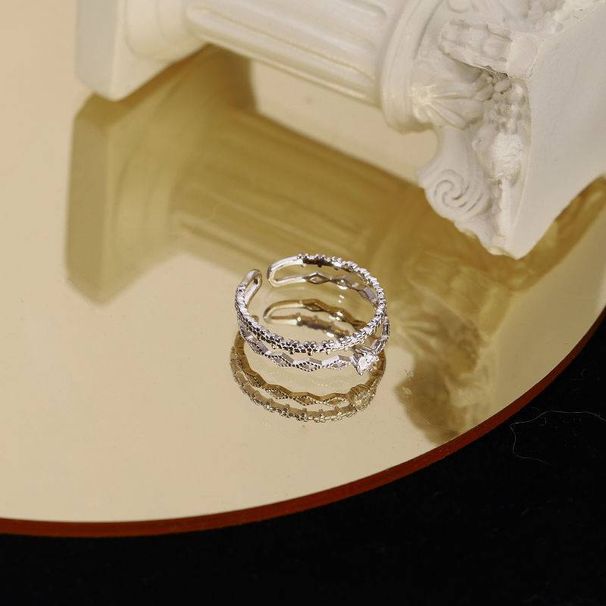 Ring, Female, Non Fading, Simple, Adjustable, Trendy, Personalized, Index Finger Opening, Internet Famous, Female_ipsvogv.com