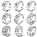 popular with fashionable and novel square diamond men's rings. men's rings are inlaid with stars._ipsvogv.com