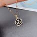 2021 Korean Version Of Three-layer Rose Titanium Steel Necklace With Personalized Collarbone Chain, Exquisite And_ipsvogv.com