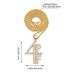 Ins Fashion Letter Necklace Pendant Alloy Rhinestone English alphabet 4PF Hip Hop Necklace Pendant_ipsvogv.com