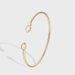 Brass Gold Plated Bracelet For Women Light Luxury Style Inlaid Opal Opening Adjustable Teardrop Shaped Bracelet_ipsvogv.com