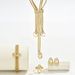 Women’s Jewelry Set Fashion Simple And Fresh Necklace And Earrings Set Inlaid With Diamonds Niche Design Clavicle Chain All Match Index Finger Ring_ipsvogv.com