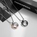 Three Ring Pendant With Interlocking Rings, Cool And Stylish Titanium Steel Necklace, Trendy Men's Accessory_ipsvogv.com