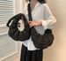 Women's Bags new croissant cloud bag pleated one shoulder crossbody sponge light versatile casual fashion dumpling women's bag_ipsvogv.com