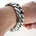 Heavy Men's Bracelet All Polished 316L Stainless Steel 16mm Width 20~28cm Length_ipsvogv.com