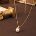 French Crown Pendant of Shijia Pearl Necklace, Women's High End, Versatile, Light Luxury, Niche Clavicle_ipsvogv.com