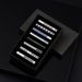 Dai Li Fashion Black Enamel Tie Clip Set High End Blue Diamond Tie Clip Hot Sale Tie Clip_ipsvogv.com