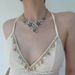 Bohemian Pendant Metal Necklace Female New Exaggerated Niche High End Design Clavicle Chain Trend_ipsvogv.com