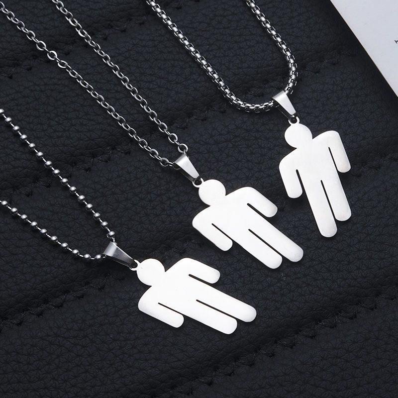 Ins Male Design Niche Minimalist Necklace Titanium Steel Non Fading Sweater Chain Hip-hop Street Versatile Trendy Brand_ipsvogv.com