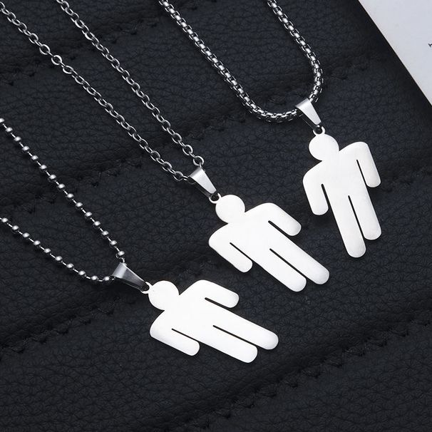 Ins Male Design Niche Minimalist Necklace Titanium Steel Non Fading Sweater Chain Hip-hop Street Versatile Trendy Brand_ipsvogv.com
