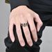 Retro Nordic Celtic Eternal Knot Eagle Titanium Steel Ring Niche Personality Cultural Symbol Hand Jewelry_ipsvogv.com