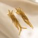 ocean coral stainless steel earrings starfish jellyfish fashion metal titanium steel earrings ear studs_ipsvogv.com