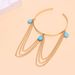 Jewelry Punk Adjustable Metal Hanging Chain Tassel Ring Holiday Style Beach Open Arm Bracelet_ipsvogv.com