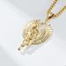 Ancient Egyptian Cat God Best Titanium Steel Necklace Family Guardian God Bastet Niche Personality Pendant_ipsvogv.com