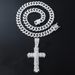 Personalized Cross Full Pendant Hip Hop Diamond Set Cuban Necklace_ipsvogv.com