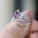 Light Luxury Princess Crown Silver Jewelry Inlaid Purple Diamond Ring Female_ipsvogv.com