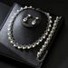 2025 Light Luxury Pearl Earrings Bracelet Niche Elegant Fashion High-end Clavicle Chain Necklace_ipsvogv.com