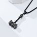 Nordic Viking Odin Thor's Hammer Titanium Steel Necklace Retro Personality Men's Stainless Steel Pendant_ipsvogv.com