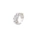 Zircon Micro Inlaid Pearl Opening Light Luxury Cool Style, Index Finger Ring, Fashionable And High-end Hand Decoration_ipsvogv.com