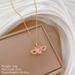 【 Titanium Steel 】 Love Wings, Light Luxury Temperament, Gorgeous Diamond Necklace, Women's Versatile Collarbone Chain,_ipsvogv.com