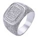 Men's Jewelry Gold Plated Micro Inlaid Zircon Ring Hiphop CZ Ring Hip Hop Men's Full Diamond Ring_ipsvogv.com