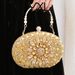 Popular Sunflower Banquet Bag Fashionable Banquet Handbag Dress Evening Dress Bag Diamond Set Bag European And American Party Bag_ipsvogv.com