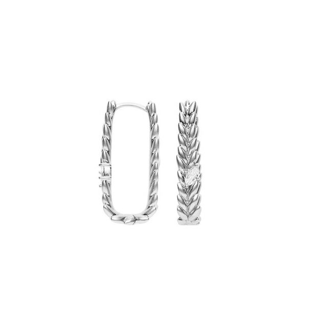 Women's Jewelry Retro Wheat Ear Leaf Earrings Light Luxury Niche Design High End Diamond Studded Fashionable All Match Earrings_ipsvogv.com