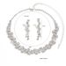 2025 Necklace And Earring Bridal Fashion Full Diamond Jewelry Two-Piece Set_ipsvogv.com