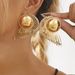 E13140 Golden Ins Style Geometric for Women, Light Luxury, High Grade Earrings, Earrings and Accessories_ipsvogv.com