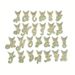New diamond butterfly 26 English letters pendant hip hop accessories alloy personality love necklace_ipsvogv.com