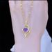 Internet Celebrities Fall In Love At First Sight With Purple Micro Inlaid Zircon Titanium Steel Necklace, Women's_ipsvogv.com