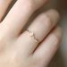 Cao Shi Agete Extremely Simple Wind Oval Egg Shaped Delicate And Unique Branch Small Broken Diamond Ring Female_ipsvogv.com