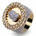 Men's Prayer Hand Signet Ring With Micro-Pave Zirconia, Hip Hop Style Bold Statement Ring In Gold Tone, Sizes 8-12 Hip Hop Large Men's Ring_ipsvogv.com