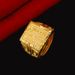 Powerful Copper Plated True Dragon Head Open Male Vietnamese Sand Gold Men's Pattern Ring_ipsvogv.com