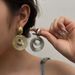 Women’s Jewelry Set Fashion Cold Style Winding Layer Round Earrings Niche Design Light Luxury Earrings Fashionable Autumn And Winter Earrings_ipsvogv.com