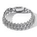 2023 New Selg Hip Hop Inlaid With Water Hand Decoration Men's Bar Cuban Chain 14mm Dia Personalized Bracelet_ipsvogv.com