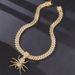 Trendy Full Diamond Necklace Hip-Hop Personality Versatile Unisex Alloy Spider Pendant_ipsvogv.com