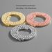 Hip Hop Tennis Chain Alloy Rhinestone Necklace 4mm Multi-Length Cuban Link Jewelry For Men & Women_ipsvogv.com