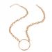 New Fashionable And Minimalist Gold Round Hollow Adjustable Necklace Collar_ipsvogv.com