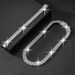 Trendy And Fashionable Cuban Chain Set Alloy Full Diamond 14mm Strip Hip-hop Necklace_ipsvogv.com