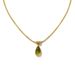 Women's Jewelry Olive Green Water Drop Pendant Necklace Light Luxury High End Design Sense Fashion Retro Temperament Clavicle Chain_ipsvogv.com