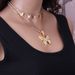 Creative New Product: Glass Rhinestone Multi-layer Necklace, Fashionable Accessory, Simple And Trendy Butterfly Necklace_ipsvogv.com