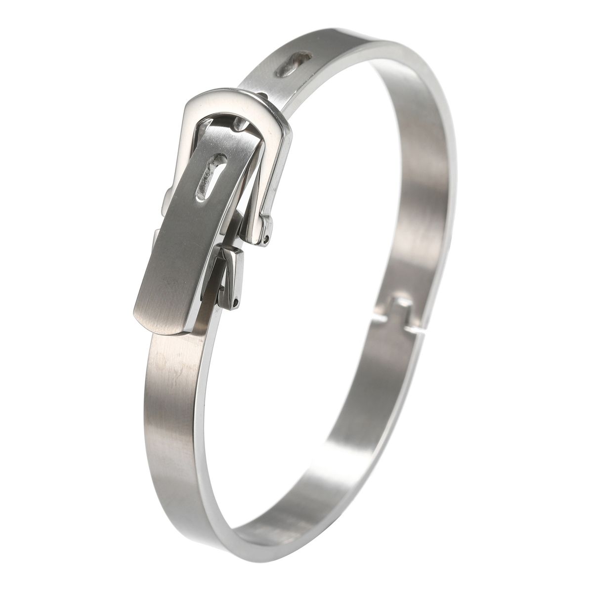 Fashion Titanium Steel Belt Buckle Adjustable Personality Trend Four Color Bracelet Bracelet_ipsvogv.com