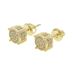 INS New Square Round Zircon Earring Ship Hop Simple Classic Popular Earrings_ipsvogv.com